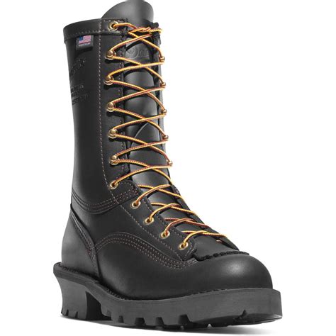 Danner Men's USA Made 8" Wildland Tactical Firefighter Boot Black 1805 ...