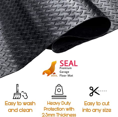 Snapklik.com : SEAL 5 X 10 Ft Premium Garage Floor Mat, 2.8mm Thick ...