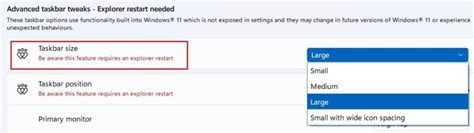 Image result for Taskbar Size
