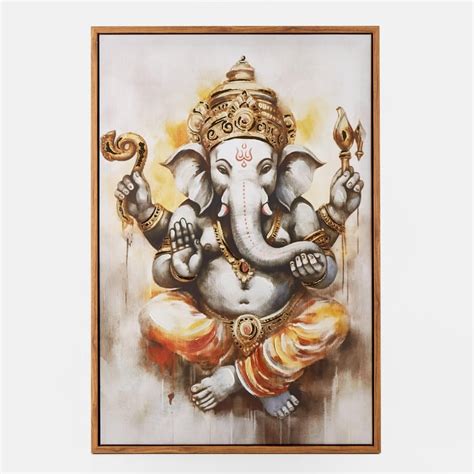 Buy Corsica Artistry Wooden Ganesha Picture Frame - 40x60cm from ...