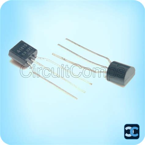 A1015 PNP Audio Amplifier Transistor 50V 150mA TO-92 – Circuitcomps