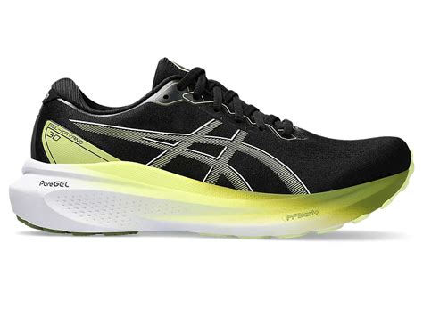 Buy Asics Kayano 30 Black/Glow Yellow | Hype Fly India
