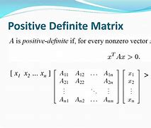 Image result for Positive Definite