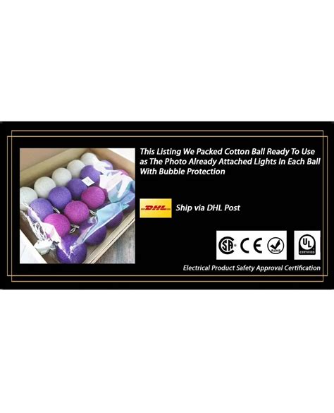 Cream Beige String Lights Cotton Balls Fairy Lights Bedroom Home Decor ...