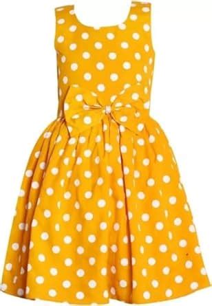 GOLDEN ANGEL Kids Girls Off Shoulder Strap Stone Worked Knot Bow Knee ...