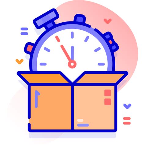 Order fulfillment - Free shipping and delivery icons