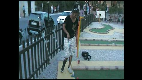 Sanne 23 SLC - The evil cameraman force me to jump aro - Crutchcast