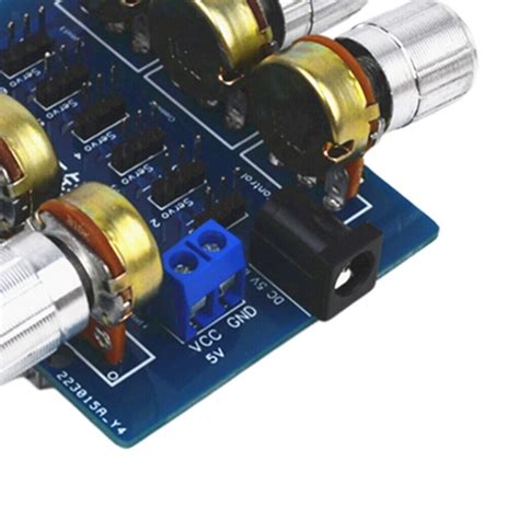6 DOF Robot Arm Potentiometer Servo Knob Control Board Expansion Board ...