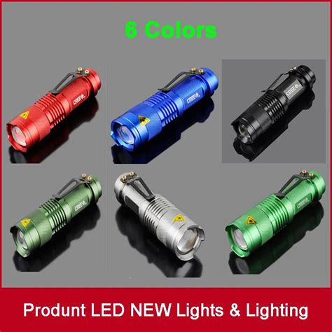 Mini Waterproof LED Flashlight 6 Colors Compact Portable Light - Military Shopping