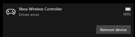 Driver Error Bluetooth Controller 的图像结果