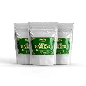 Buy MEDUP Natural Henna Hair Dye | Long Lasting Ammonia Free Hair Dye ...