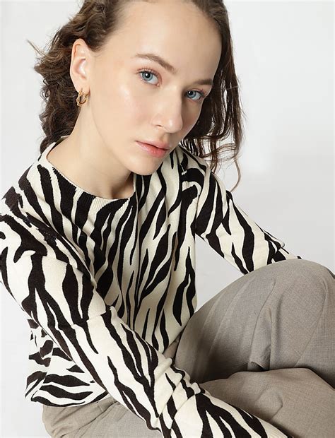 Buy Round Neck Tie Dye Sweater at Marks & Spencer