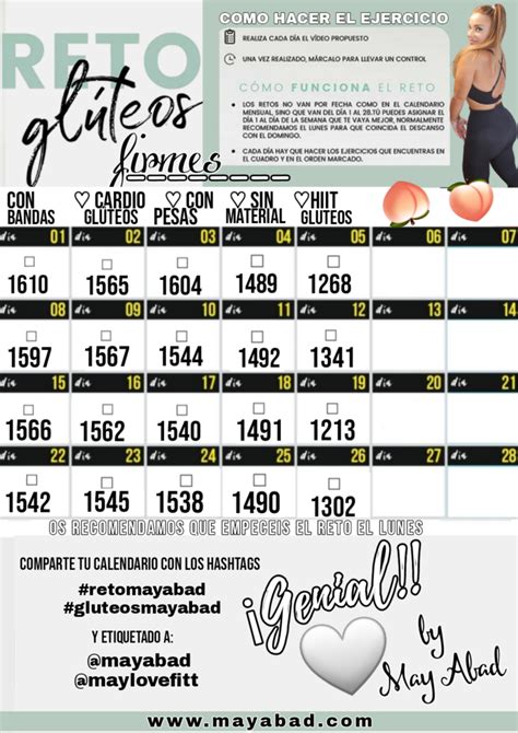 Calendario Mensual - May Abad