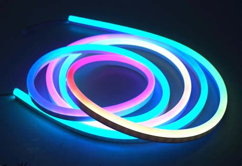 Flexibles Lichtband LED Neon Flex LNF 16x8mm 220VAC 5m Grün - Cablematic