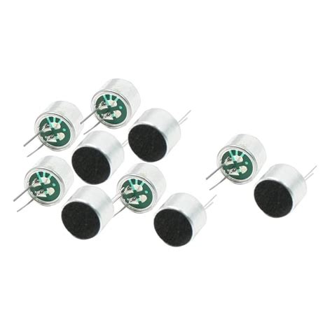 10 Pieces Omni Directional PCB Mount 9.7mm Condenser Microphone ...
