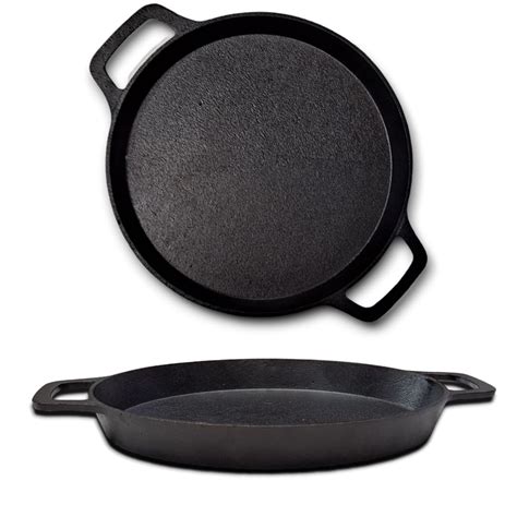Buy Forge & Flames Signature Cast Iron Skillet: Culinary Craftsmanship ...