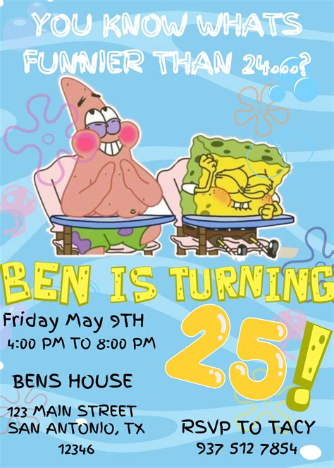 Best 10 Funnier Then 24 25th Birthday Invitation Template | Funny 25th ...