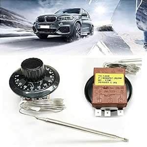 TOTMOX Capillary Car Thermostat Cooling Radiator Fan Control Switch ...