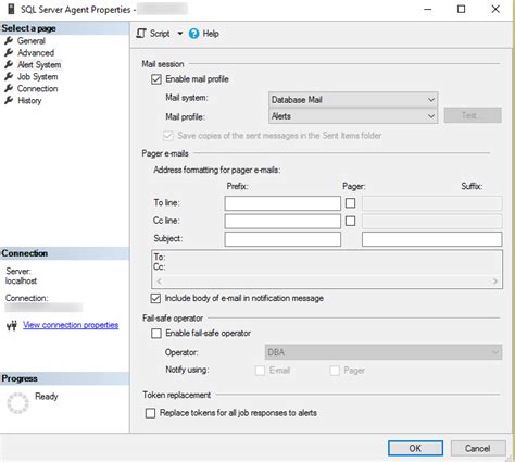 SQL Server Agent Alerts 的图像结果