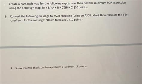 Karnaugh Map Problem 的图像结果