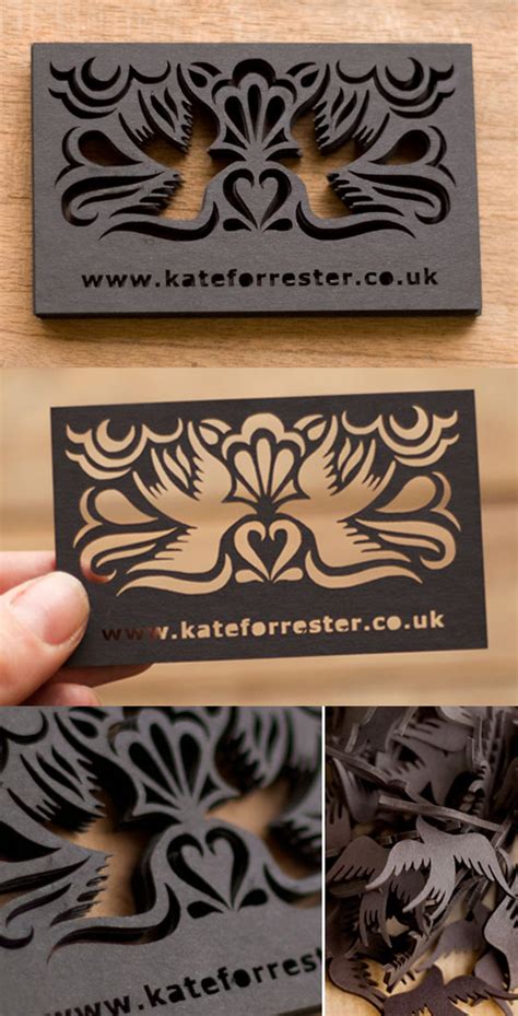 Laser Cut Business Cards 的图像结果