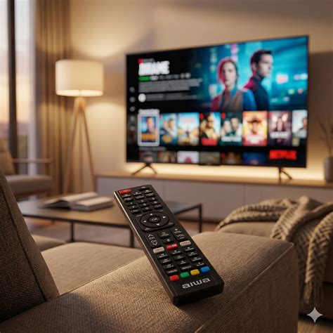 Aiwa Smart TV Remote – Netflix YouTube Shortcuts | ₹349 – Faritha