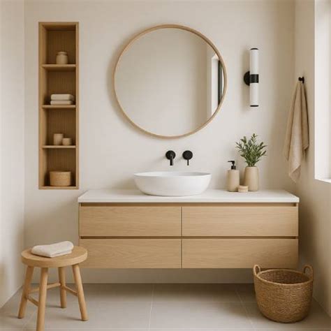 Inspiración escandinava: cómo lograr un baño nórdico.