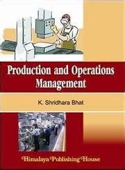 Amazon.in: Buy Production and Operations Management Book Online at Low ...