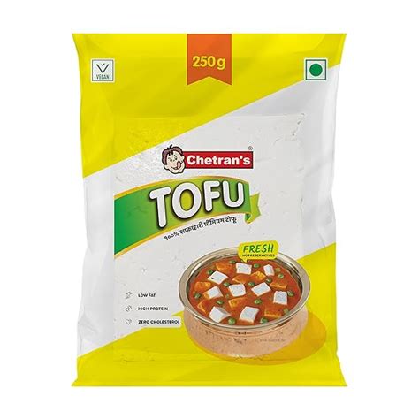 Chetrans Fresh Tofu, 250 G|Dairy Paneer Alternative|Fresh/Soft & Juicy ...