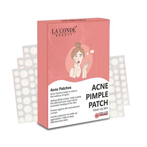 La'Conde Acne Pimple Patch - Invisible Facial Stickers cover with 100% ...
