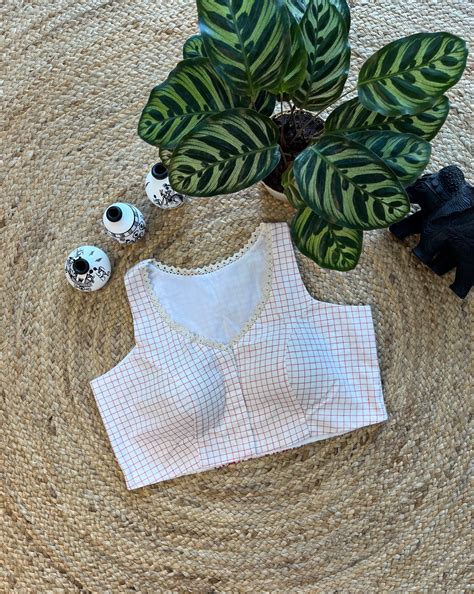 Pristine White Cotton Jacquard Sleeveless Blouse with Padded Fit & Lac ...
