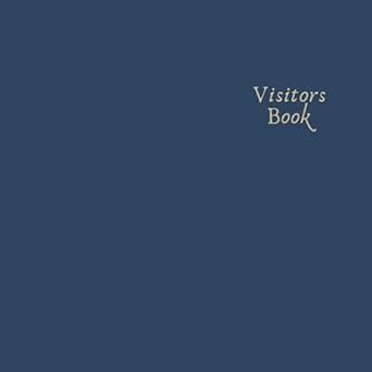 Visitors Book: Large Design Visitor Log Book, Visitor Register, Visitor ...