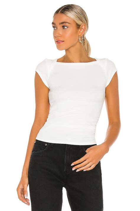 The Line by K Becks Tee in White | REVOLVE