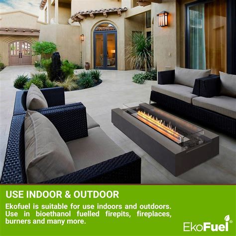 EKOFUEL Bio Ethanol Fuel – Premium Bioethanol for Liquid Fireplaces (24 ...