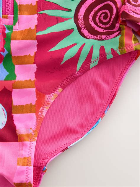 Buy Pink Multi Long Sleeved Sunsafe Swimsuit (3-16yrs) from the Next UK ...