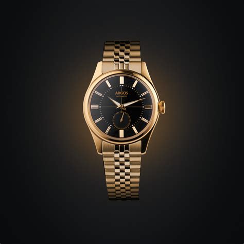 Argos Apollo III - Onyx Black Gold with Golden Jubilee Bracelet – Argos ...