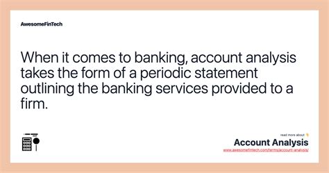 Image result for Account Analysis Example