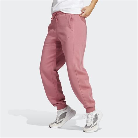 adidas ALL SZN Fleece Pants - Pink | Women's Lifestyle | adidas US