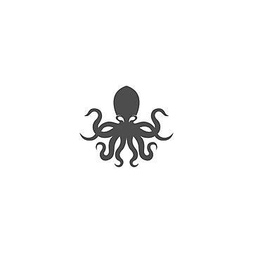 Kraken Logo Icon Illustration Underwater Kraken Emblem Vector ...