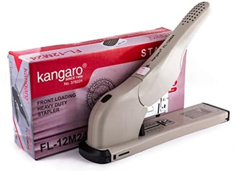 Kangaro Front Loading Heavy Duty 12M24 Stapler | Plastic Body with ...