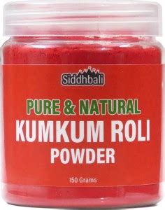 Siddhbali Pure and Natural Red Kumkum Roli Turmeric Powder for Tilak ...