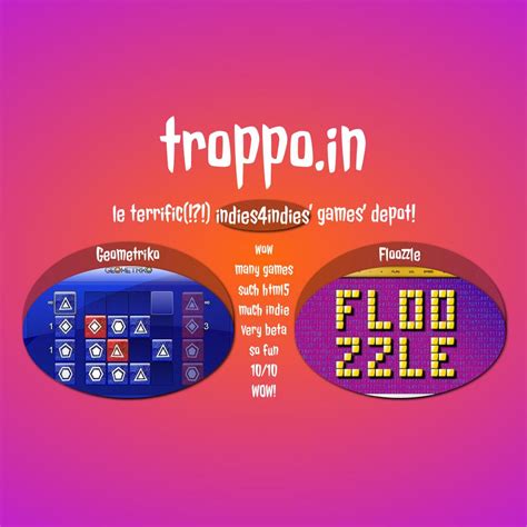troppo.in — le terrific(!?!) indies4indies’ games’ depot! Geometriko ...