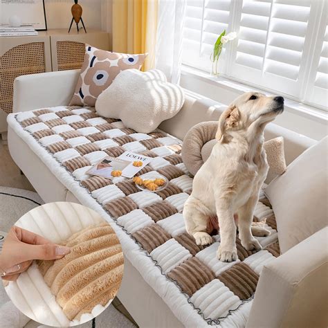 Amazon.com: GZSO Funny Fuzzy Pet Couch Covers for Sofa, Non Slip Couch ...
