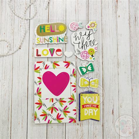 3D Hello Sunshine Stickers – CRAFTERS CORNER