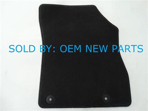 CHEVROLET CRUZE CARPETED FLOOR MATS 2016-2019 FT/RR BLACK NEW OEM ...