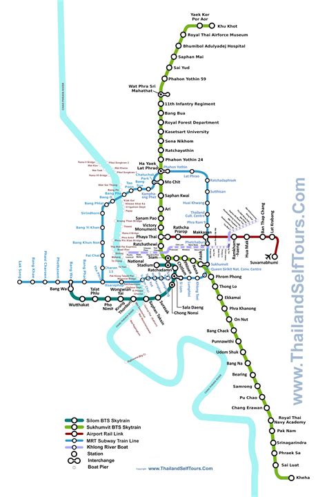 Bangkok Transport Map