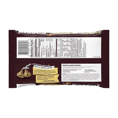 Hershey Kiss With Almonds Nutrition Facts at Gemma Nock blog