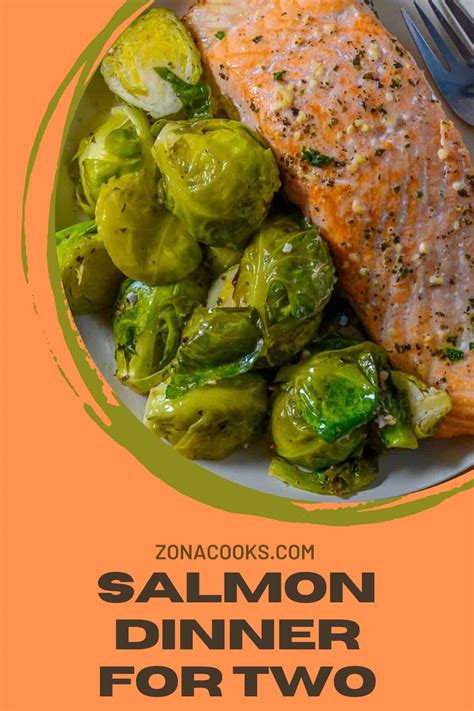 Baked Salmon and Brussels Sprouts (35 minutes) • Zona Cooks
