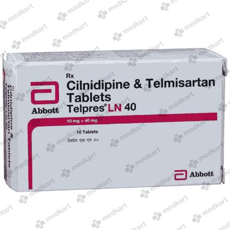 TELVAS LN 40MG TABLET 10'S: Uses, Price, Composition & Generic ...