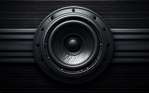 Loudspeaker on a wall plain full background with copy space for text ...